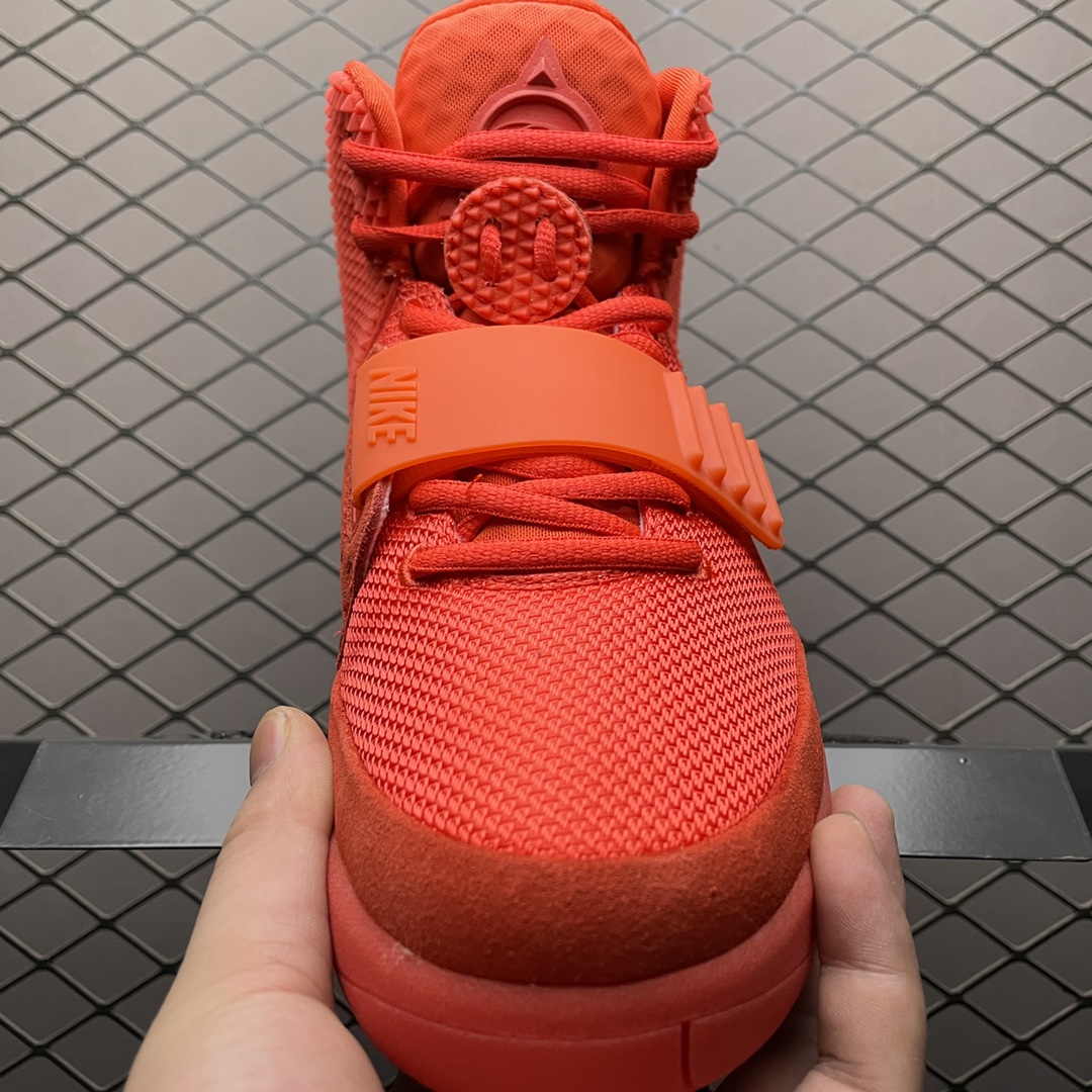 Nike Air Yeezy 2 red october basketball shoes "red"（508214-660）
