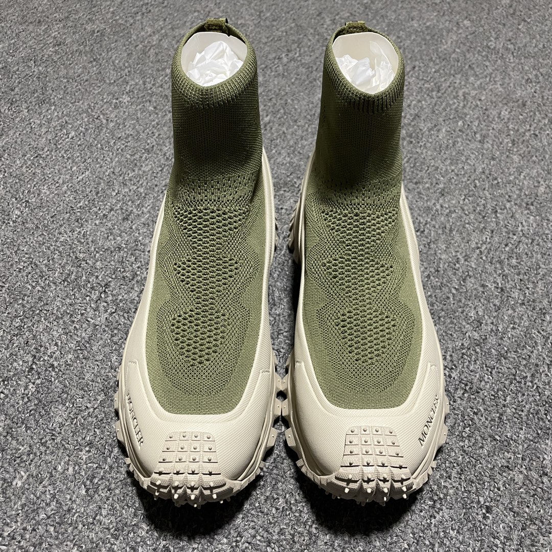 MONCLER TRAILGRIP KNIT high top sneakers（53OGTU75）