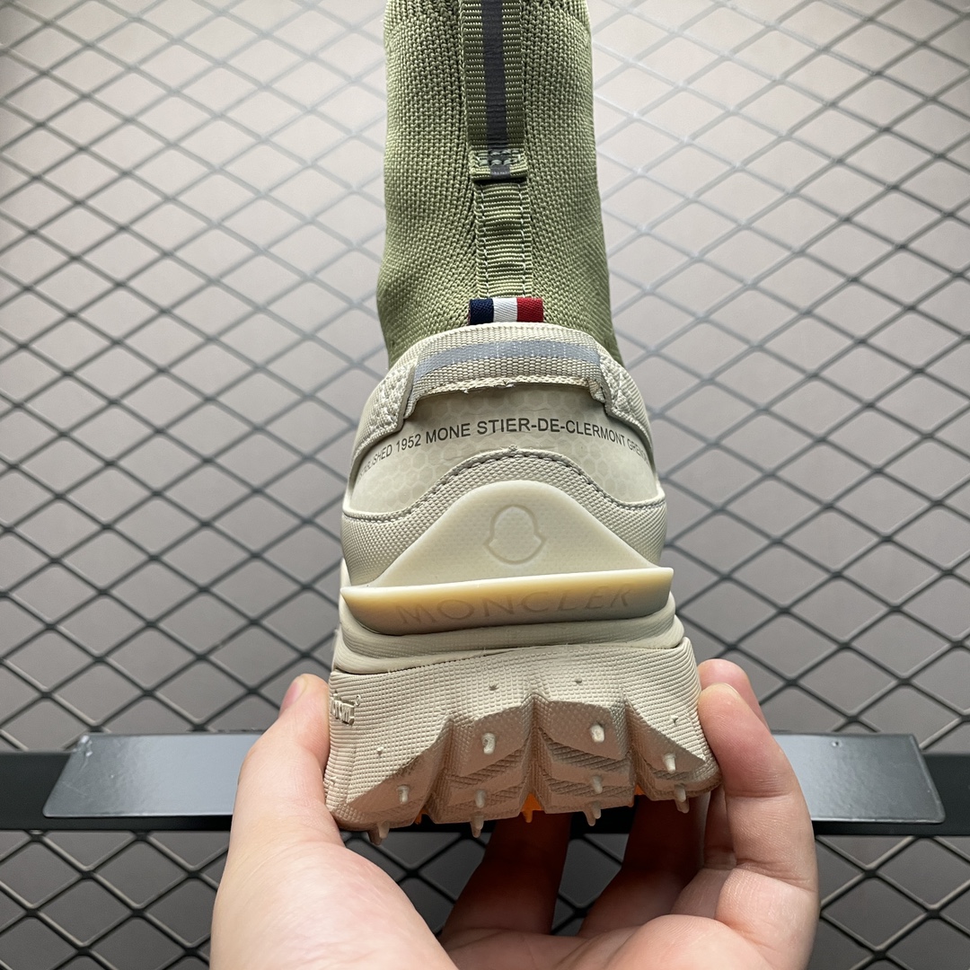 MONCLER TRAILGRIP KNIT high top sneakers（53OGTU75）