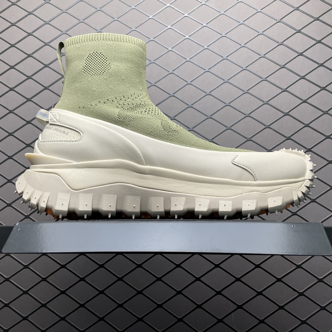 MONCLER TRAILGRIP KNIT high top sneakers（53OGTU75）