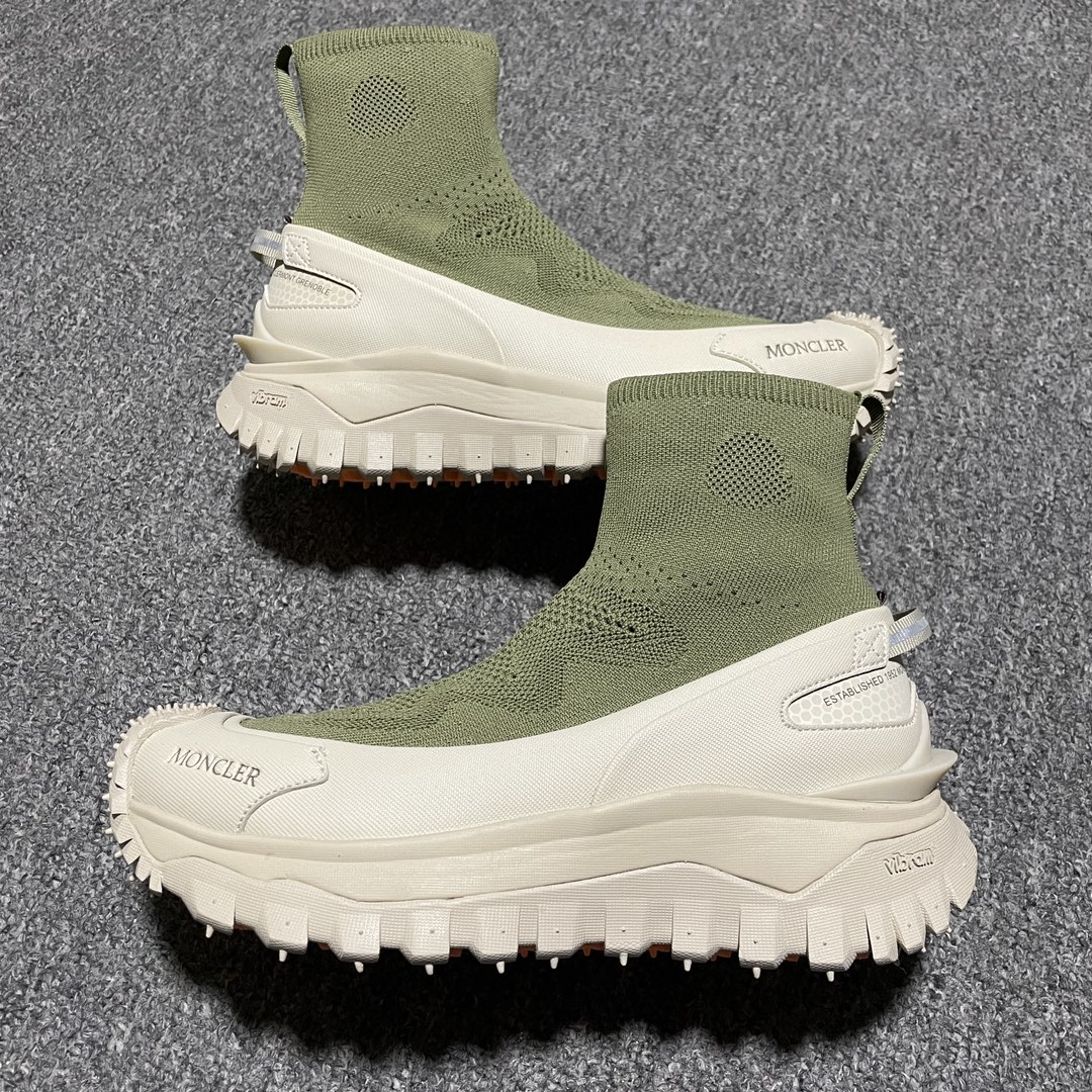 MONCLER TRAILGRIP KNIT high top sneakers（53OGTU75）