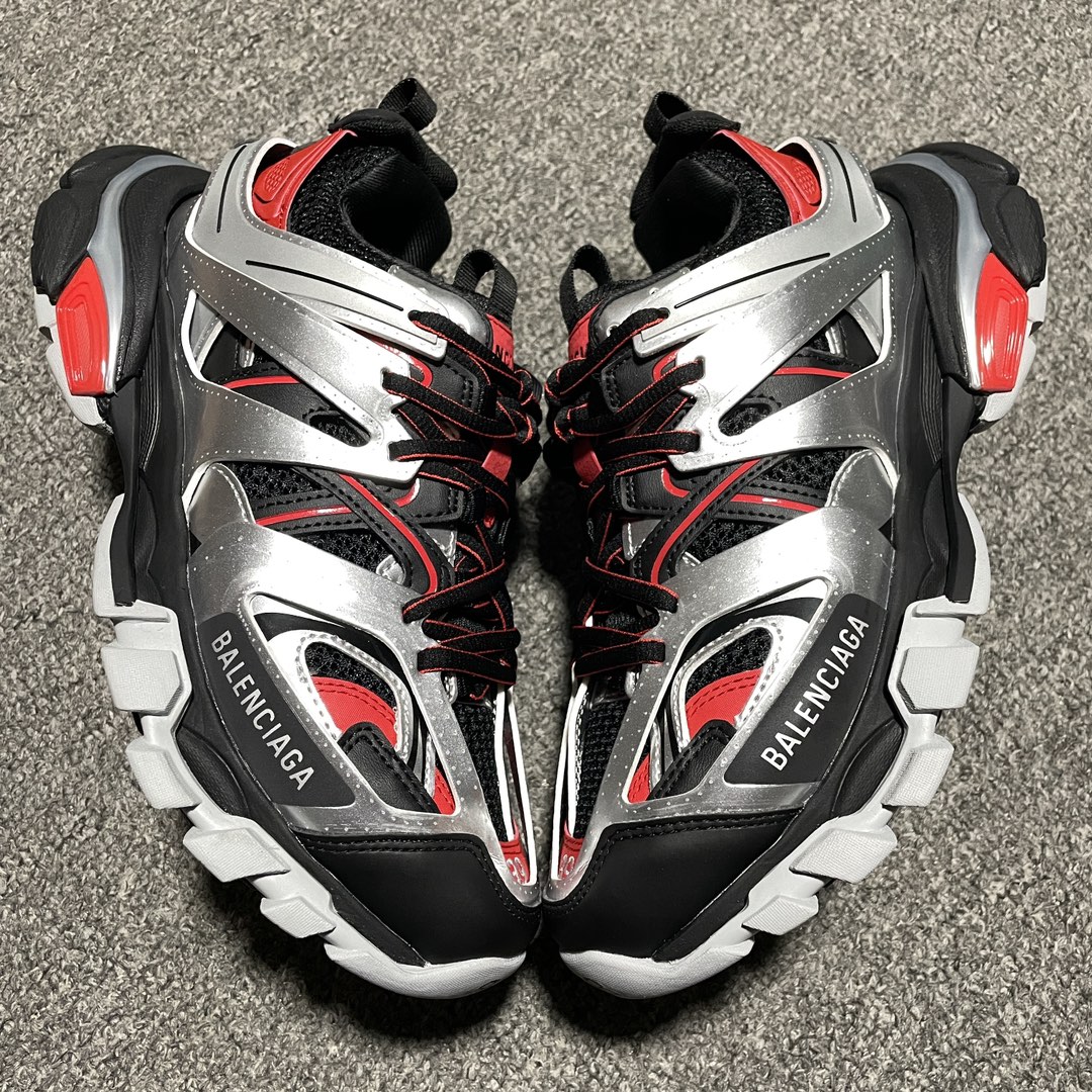 Balenciaga Track 2 Open Sneaker"silver"（542023W2FSA1169）