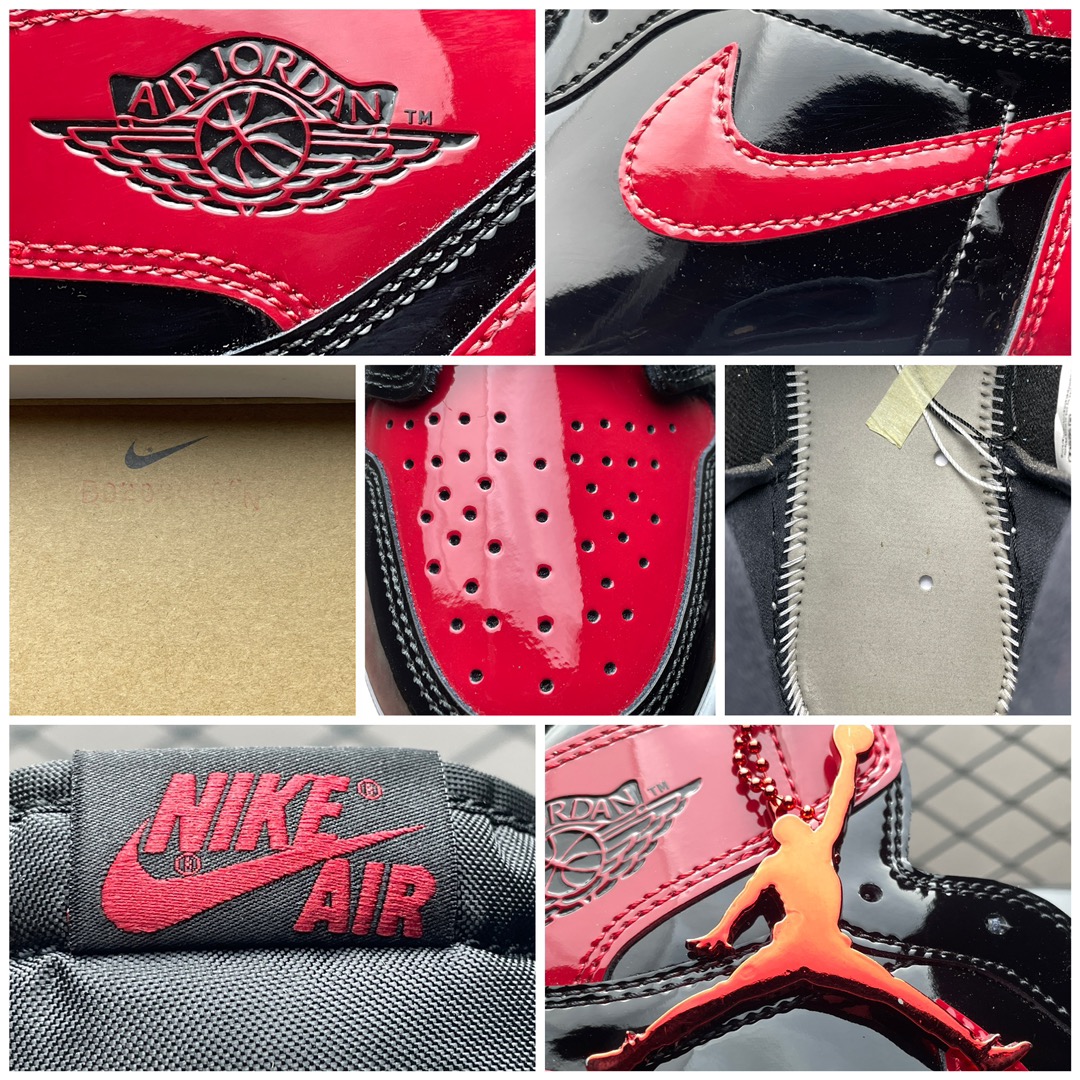 Nike Air Jordan 1 High OG "Patent Bred" (555088-063)