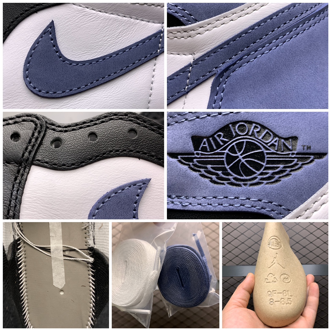Nike Air Jordan 1 Retro High "Blue Moon"（555088-115）