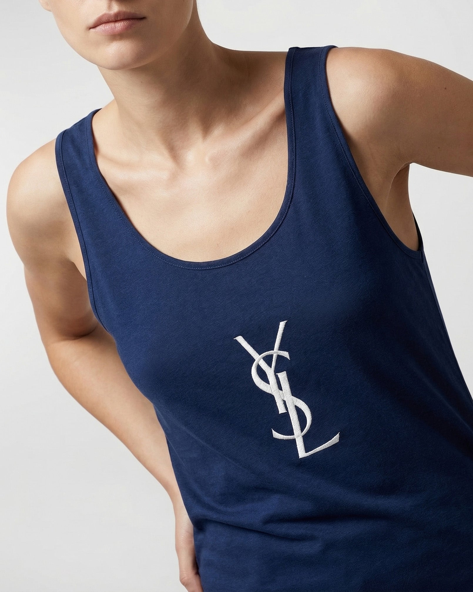Saint Laurent Cassandre tank top &ndash; Luisa World