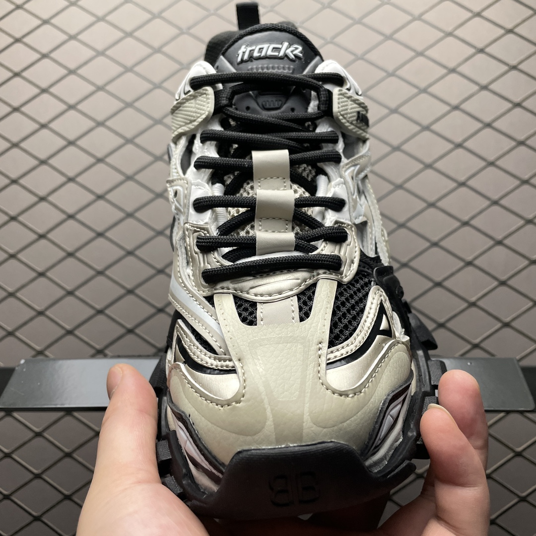  Balenciaga Track 2 Open Sneaker"black brown"（568614W2GN38071）