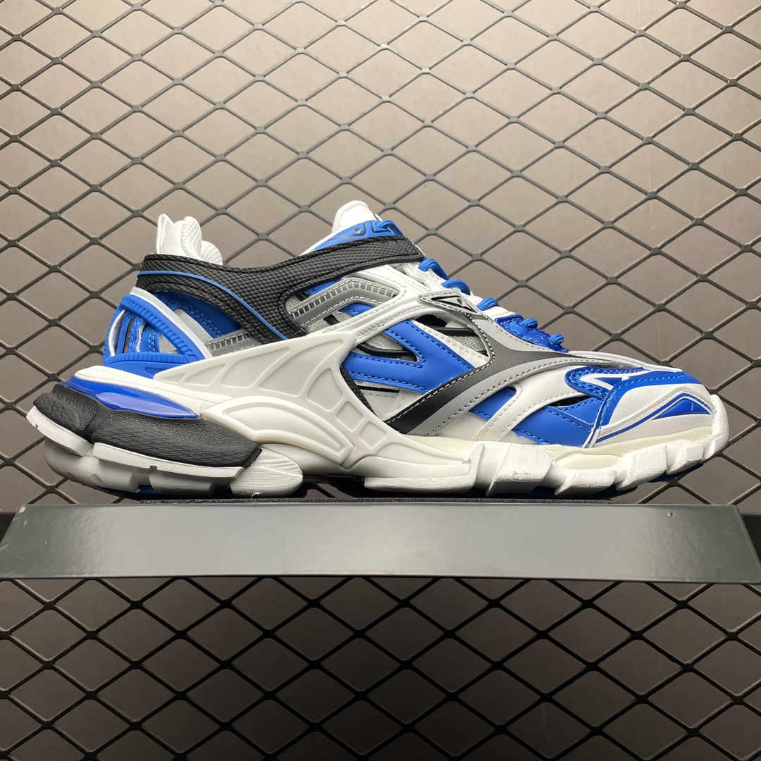 Balenciaga Track 2 Open Sneaker"blue"（568614W3AE24191）