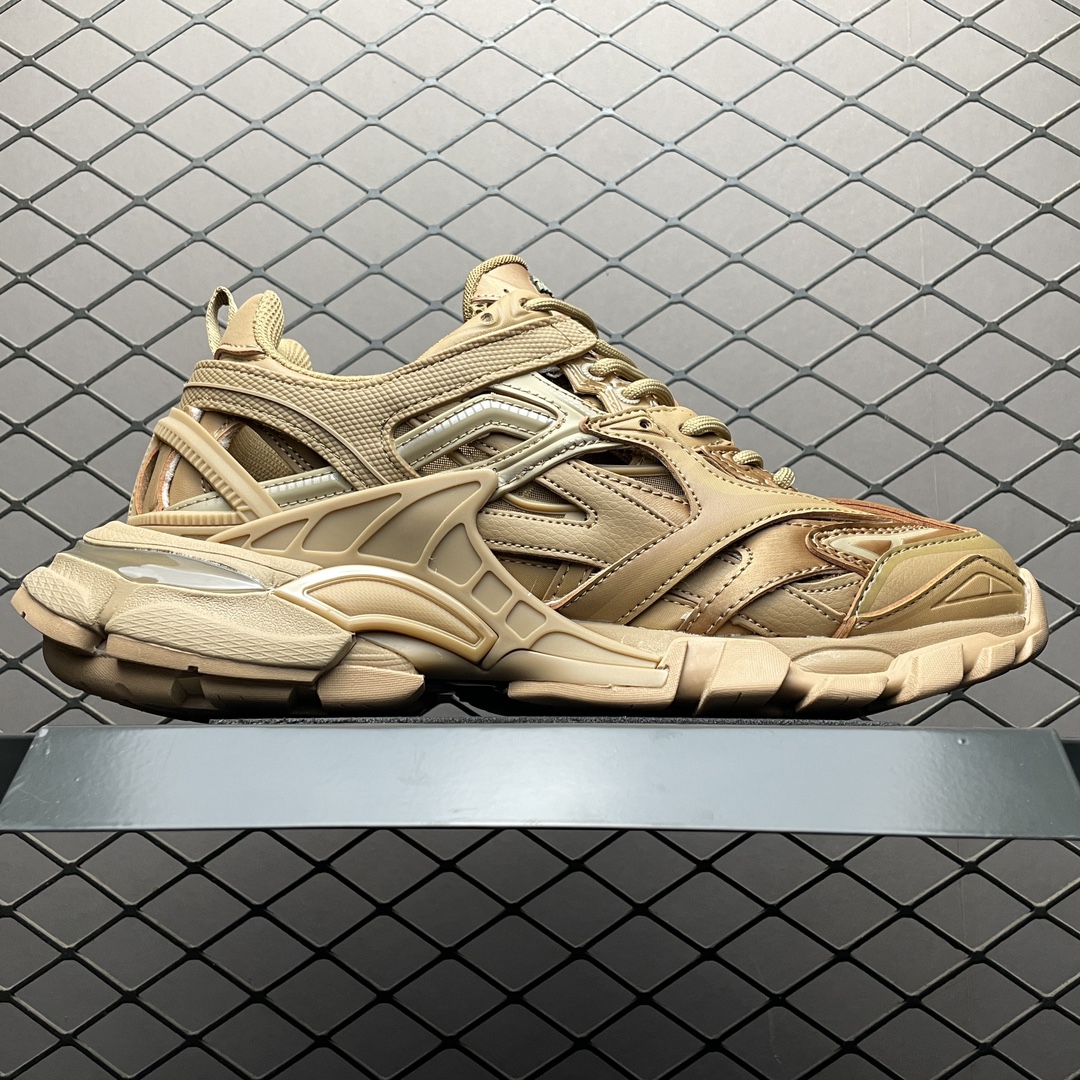 Balenciaga Track 2 Open Sneaker"beige"（568614W3AG12706）