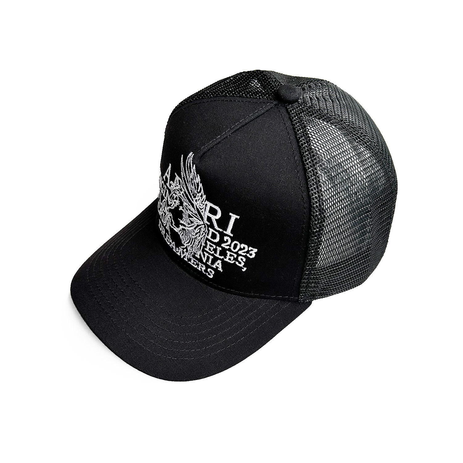 AMIRI logo-print trucker hat（SS23MAH006001）