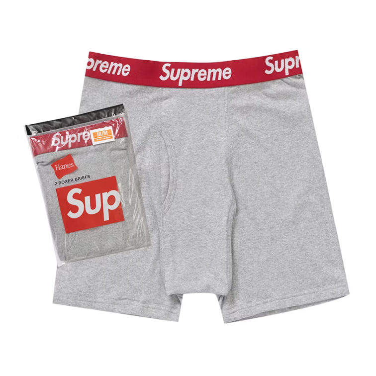 Supreme Hanes Boxer Briefs (2 Pack)（SUP-SS21-065）