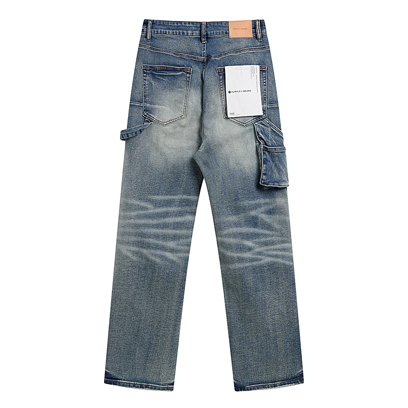 PURPLE BRAND  relaxed fit carpenter jeans (P015-MID）