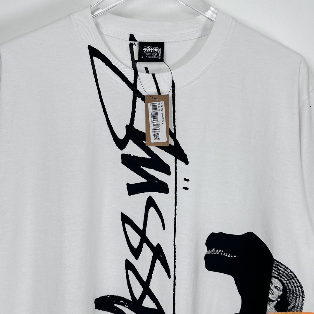 Stussy David Carson Dino Tee 'White'（3903910）