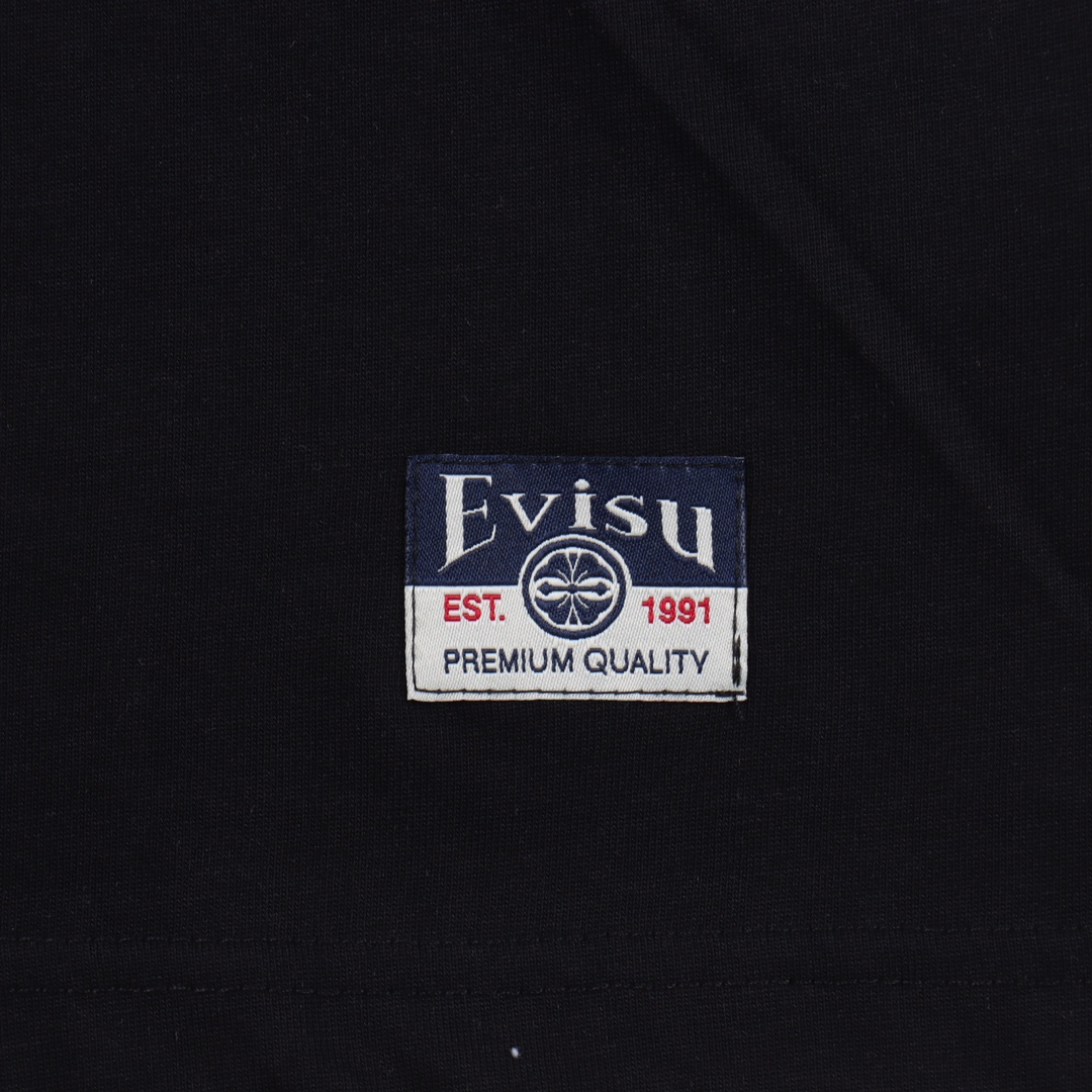 Evisu Playful Daruma Print Regular Fit T-shirt (2ESHTM4TS1098XXCT）