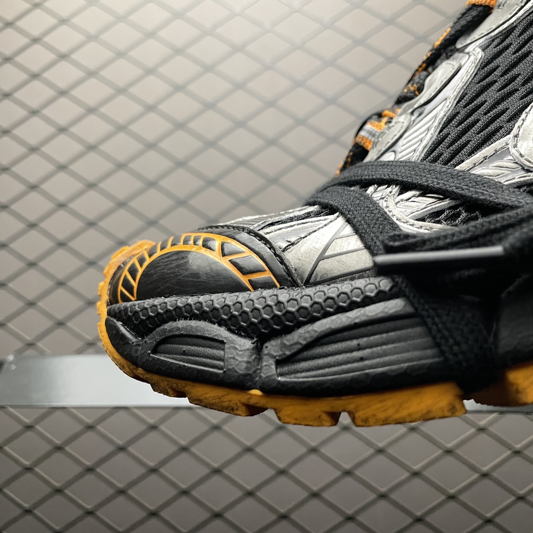 BALENCIAGA 3XL Sneaker "Black/Orange/Grey"（734734W3XL31178）