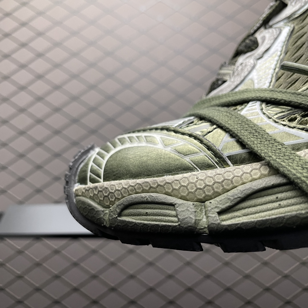 BALENCIAGA 3XL Sneaker "Dark Green/Light Beige"（734734W3XL53191）