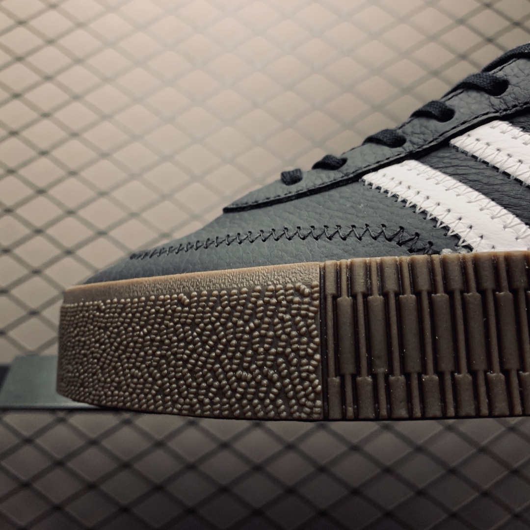 adidas Sambarose Black White Gum (Women's)（B28156）