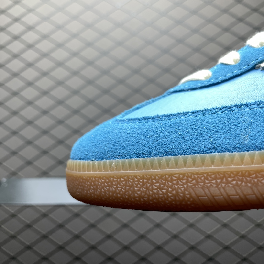 Sporty & Rich × adidas Samba OG "Blue Rush"（IE6975）