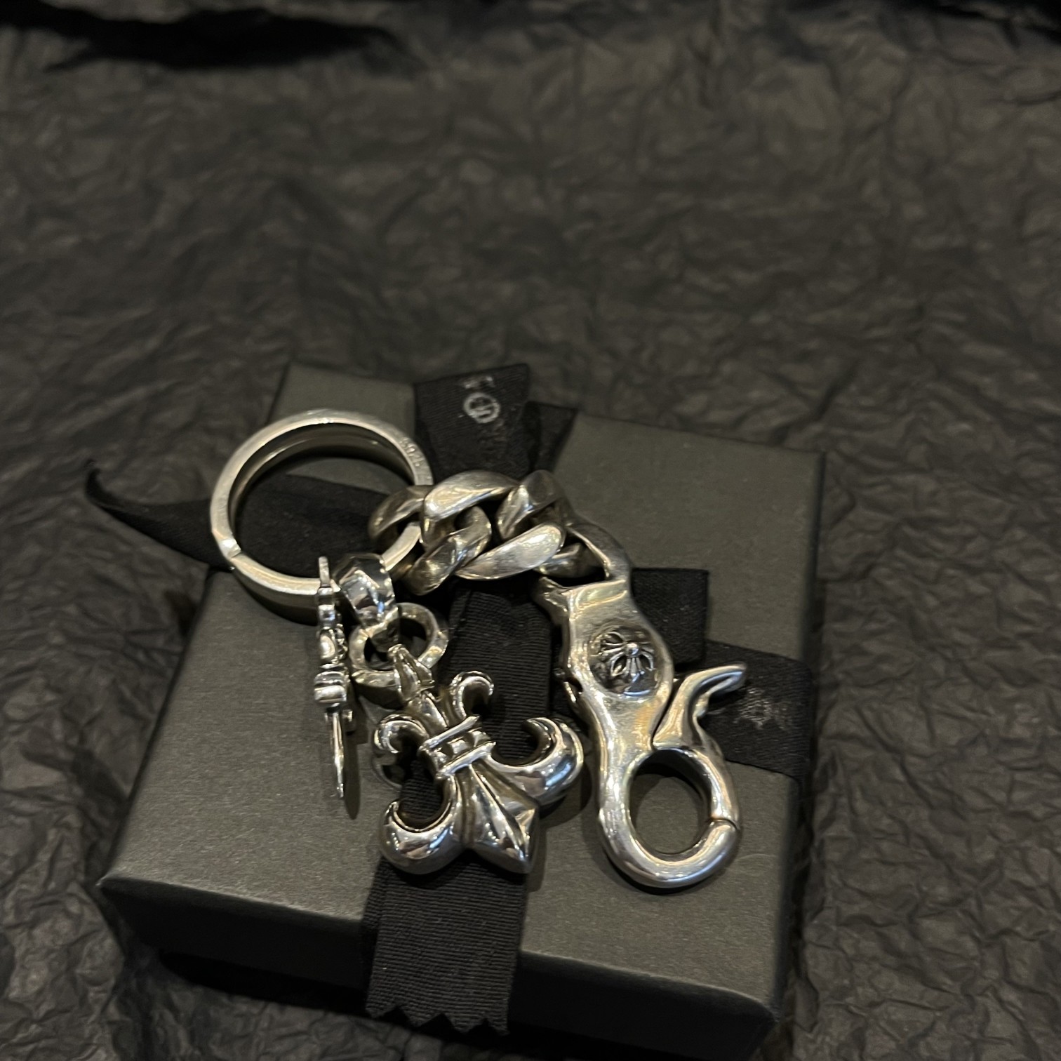 CHROME HEARTS key ring （CHROME HEARTS 176）