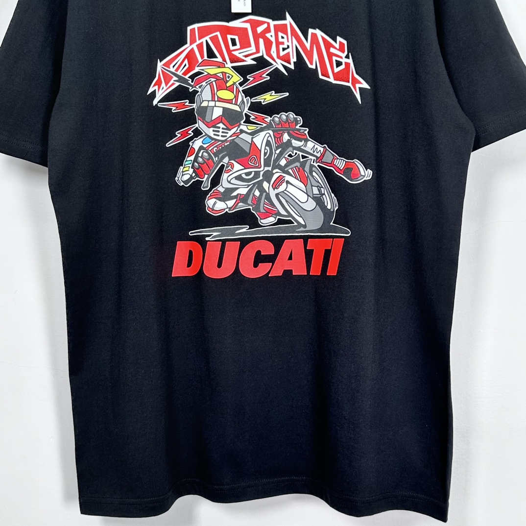 Supreme Ducati Bike Tee Black（SUP-SS24-279）