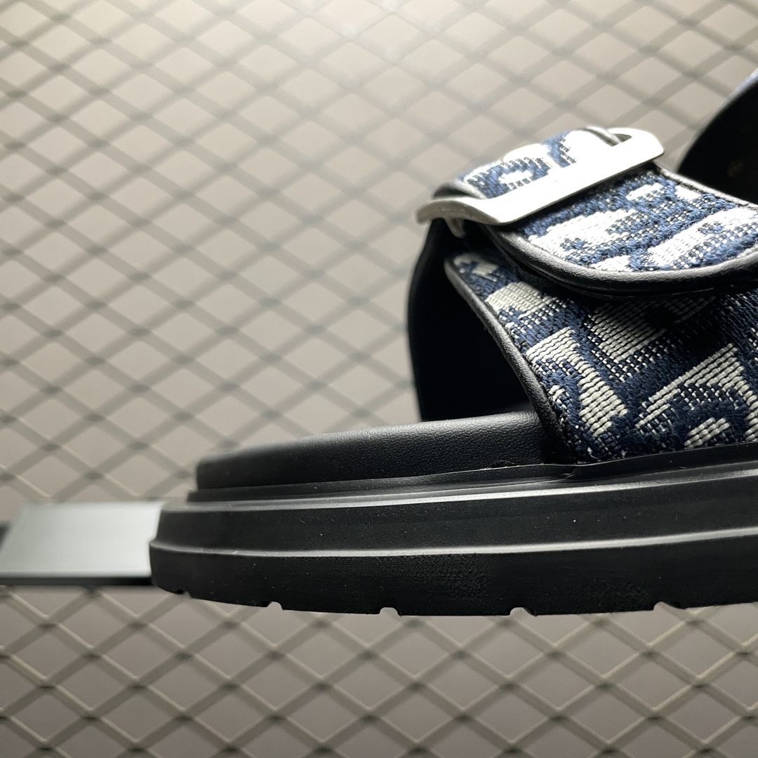 Dior MENS Dior Aqua Sandal Dior Oblique Jacquard(3SA135ZSA_H571)
