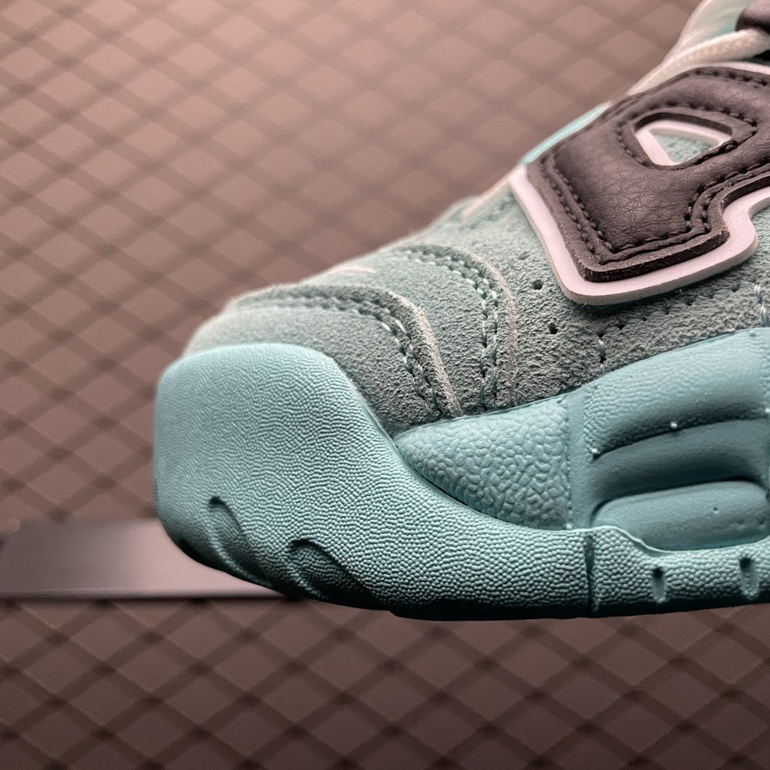 NIKE AIR MORE UPTEMPO GS "LIGHT AQUA / BLACK / WHITE"（415082-403）