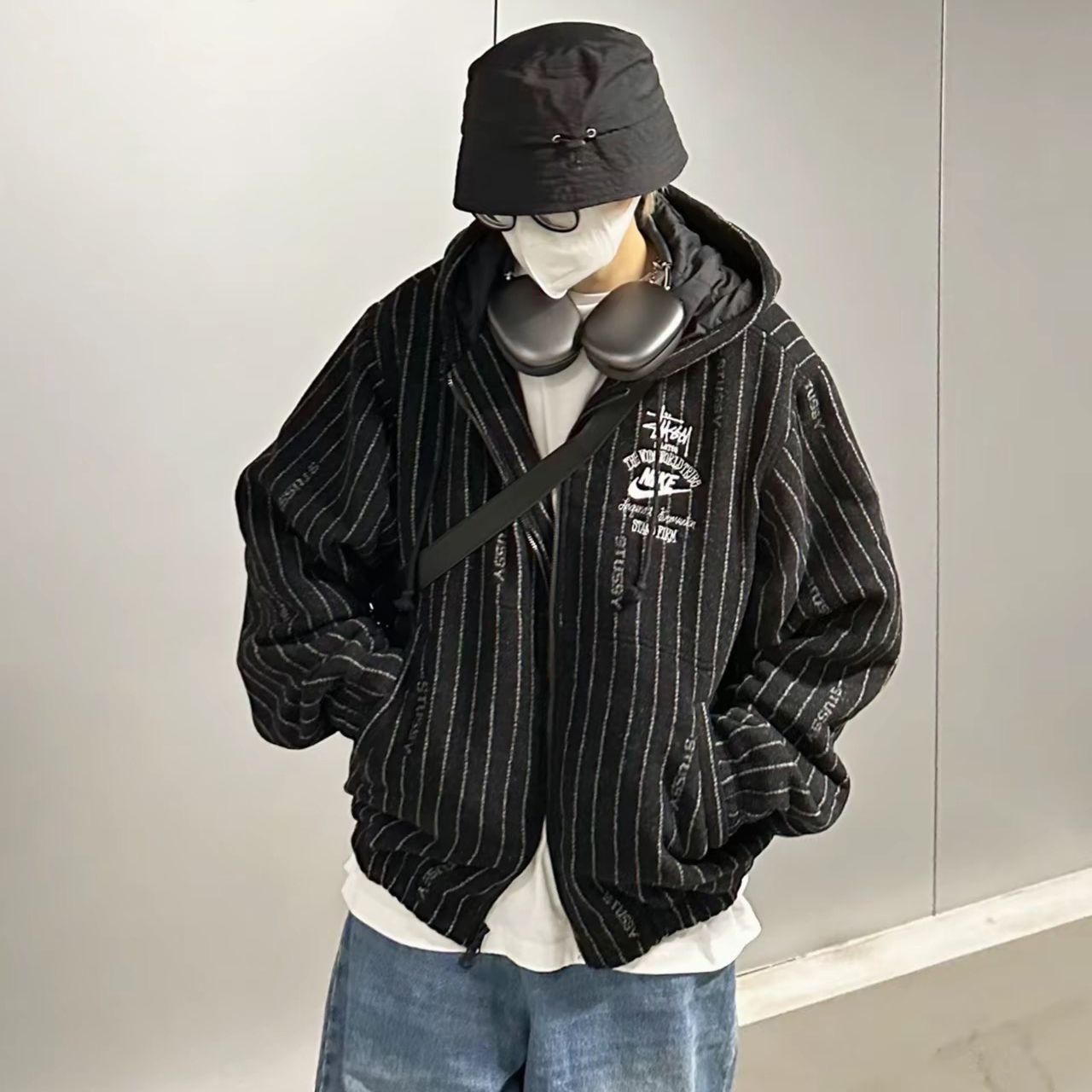 Stussy x Nike SS23 wool striped hooded sweatshirt(DR4413-010) Stussy x Nike SS23 wool striped hooded sweatshirt(DR4413-010)