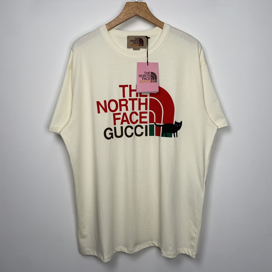Gucci x The North Face T-shirt“Off-White”（615044-XJDTF-9095）