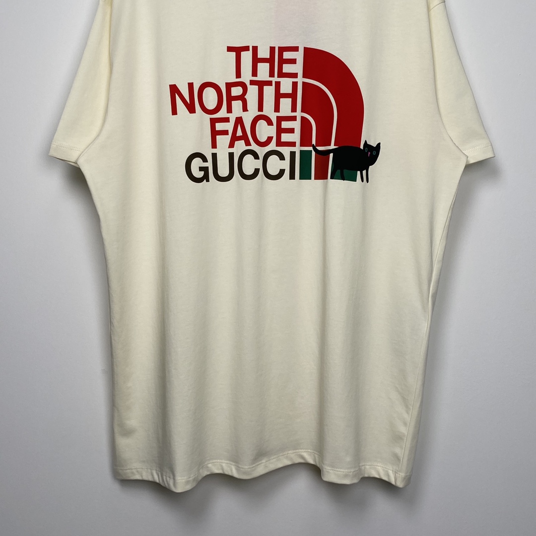 Gucci x The North Face T-shirt“Off-White”（615044-XJDTF-9095）