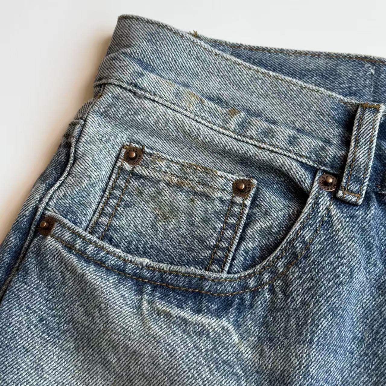 Acne Studios Super baggy fit jeans - 2023M - Light blue (B00343-228）