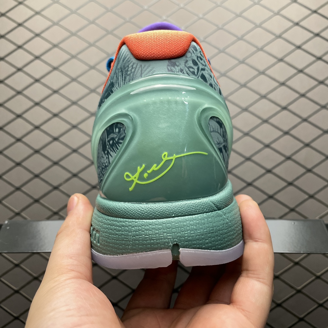 Nick Zoom Kobe 6 Preluda (ALL Star MVP) Master’s Road Basketball Shoes “Green”  （640220-001）
