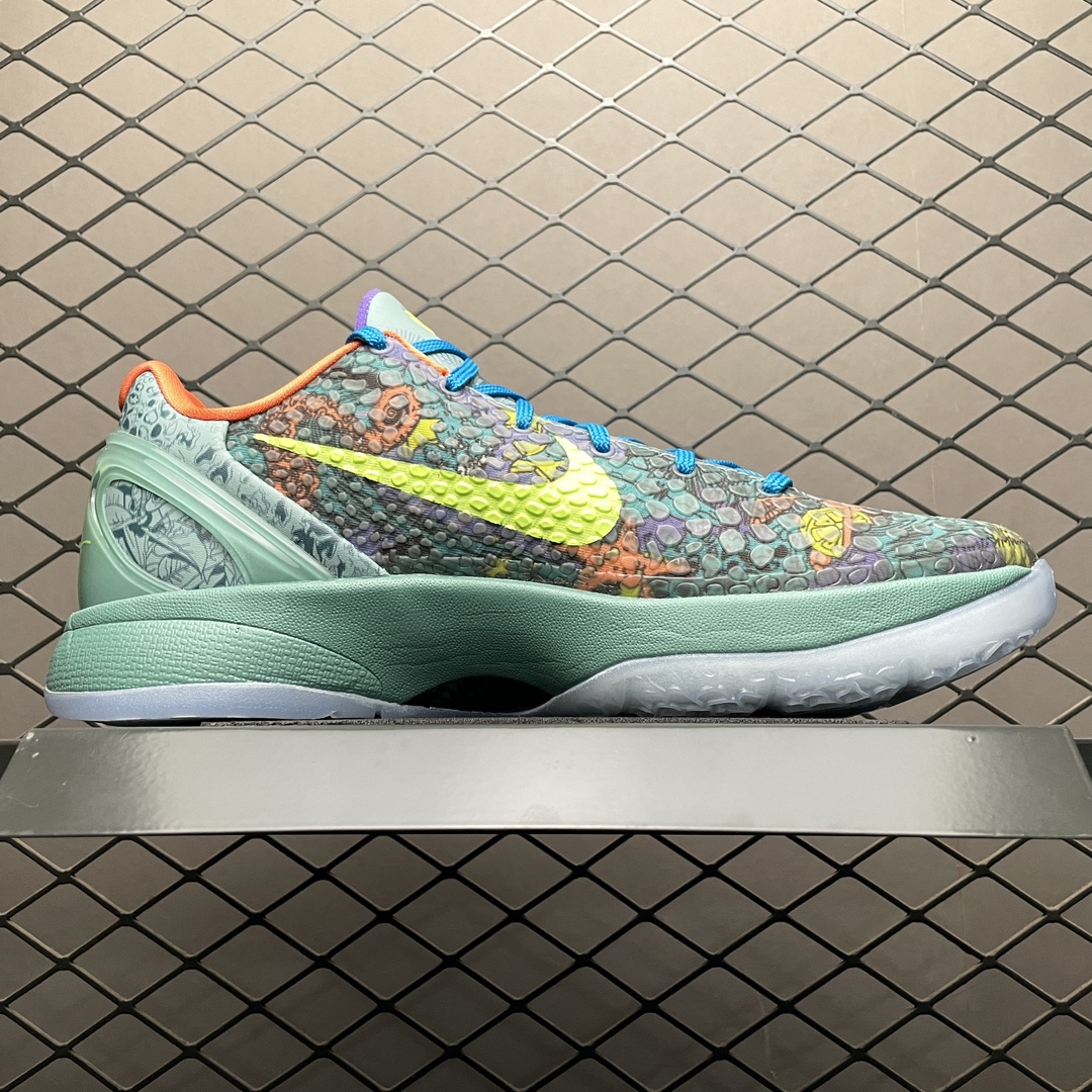 Nick Zoom Kobe 6 Preluda (ALL Star MVP) Master’s Road Basketball Shoes “Green”  （640220-001）