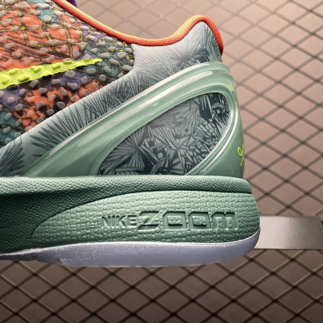 Nick Zoom Kobe 6 Preluda (ALL Star MVP) Master’s Road Basketball Shoes “Green”  （640220-001）