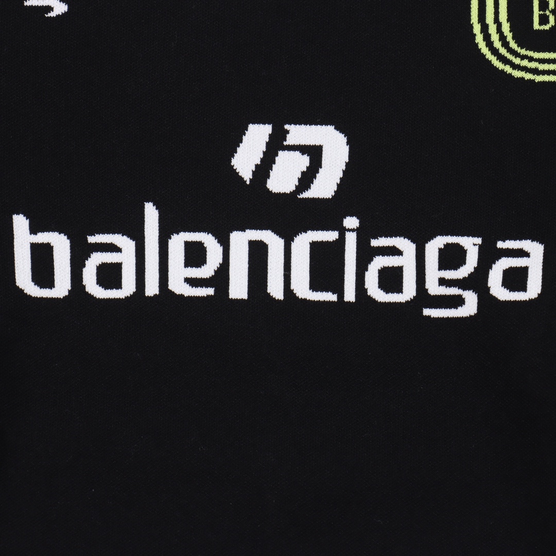 Balenciaga logo turtleneck sweater（641796T61821070）
