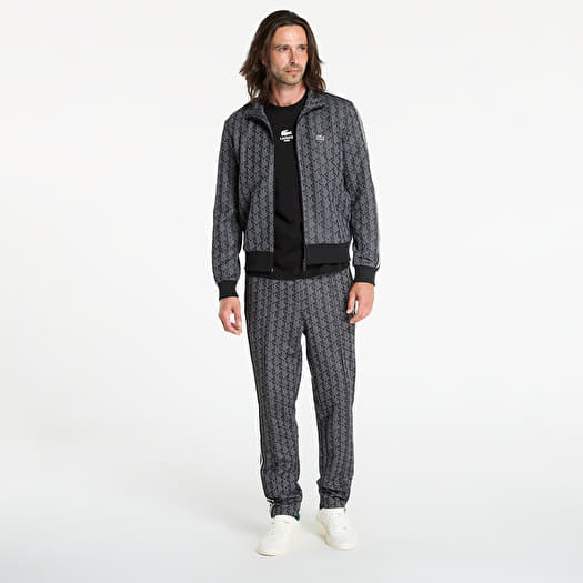 LACOSTE Men's Sweatshirt Black/ Graphite | Queens