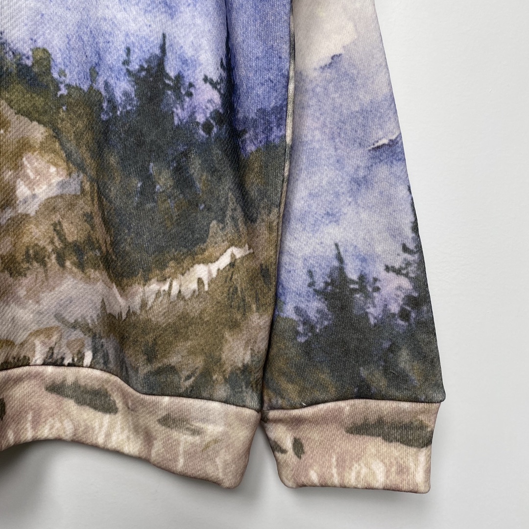 Gucci x The North Face Sweatshirt“Trail Print”（672474-XJDS7-3466）