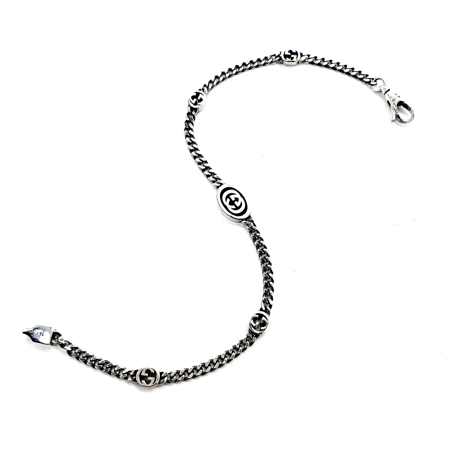 GUCCIインターロッキングG ブレスレット（678657-J8410-8191）