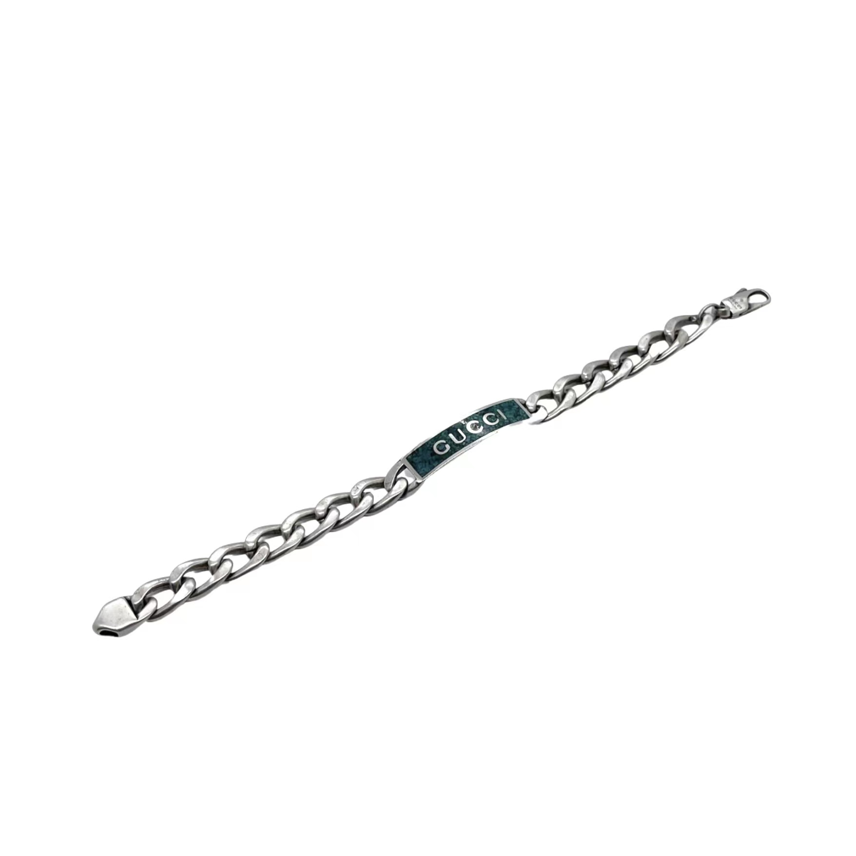 GUCCI ロゴ付き エナメル ブレスレット（678712-J8410-8183）