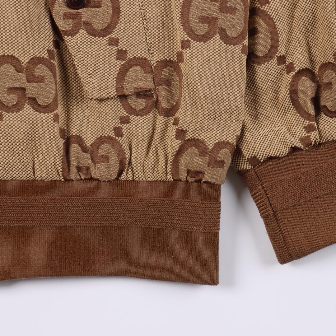 Gucci LOGO printed canvas jacket（680812-Z8AVS-2580）