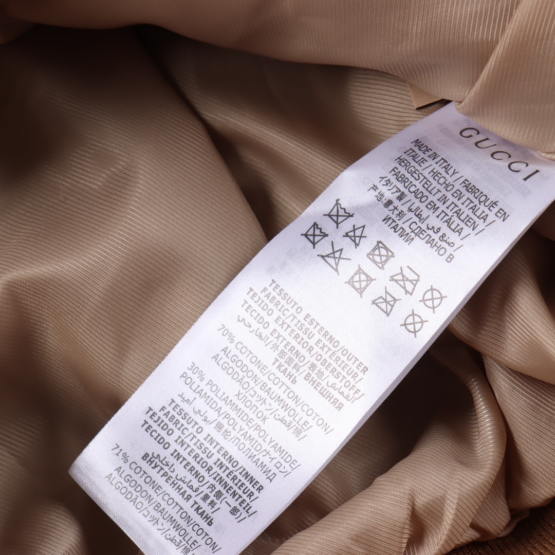 Gucci LOGO printed canvas jacket（680812-Z8AVS-2580）