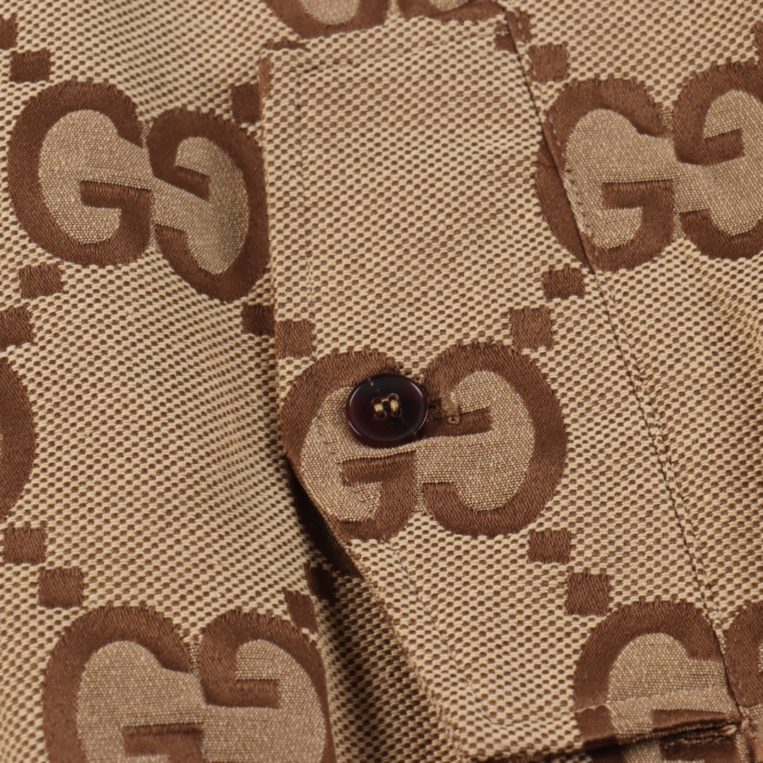 Gucci LOGO printed canvas jacket（680812-Z8AVS-2580）