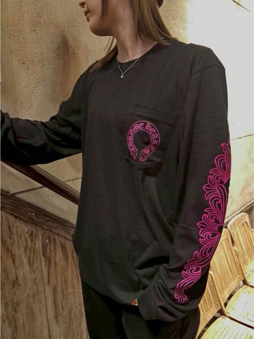 Chrome Hearts ロングスリーブTシャツ ブラック - メルカリ
