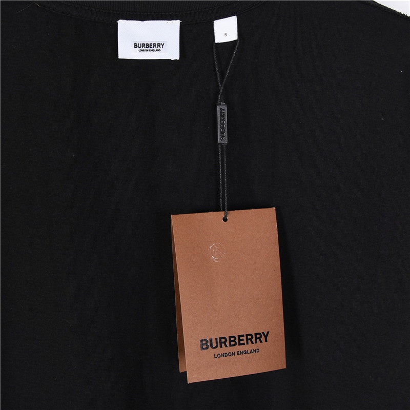 Burberry Men's Label Applique Cotton Oversized T-shirt (80575291）