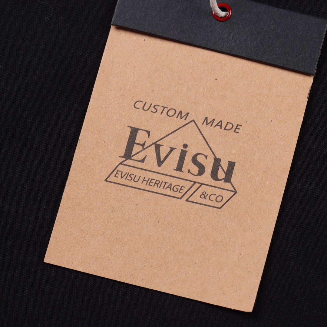 Evisu Playful Daruma Print Regular Fit T-shirt (2ESHTM4TS1098XXCT）
