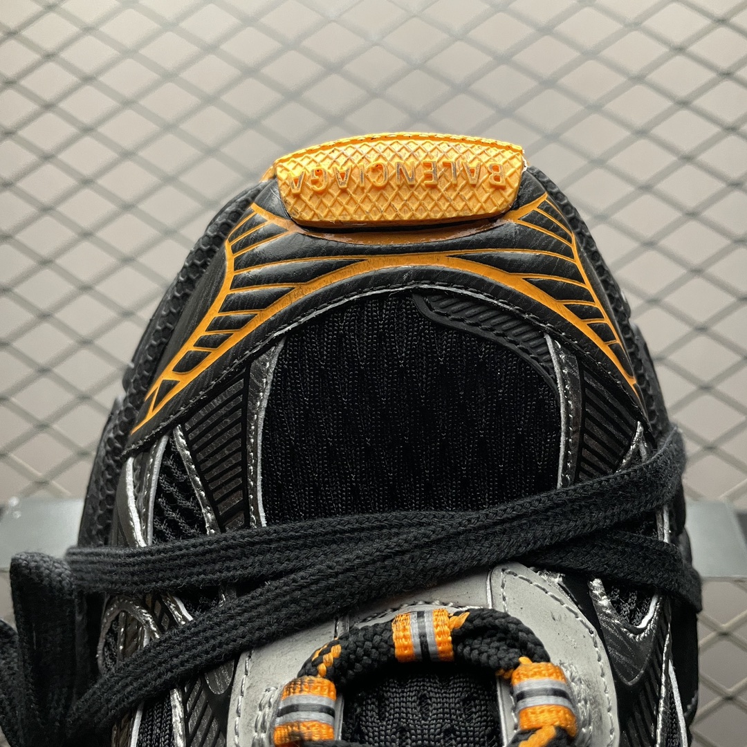 BALENCIAGA 3XL Sneaker "Black/Orange/Grey"（734734W3XL31178）