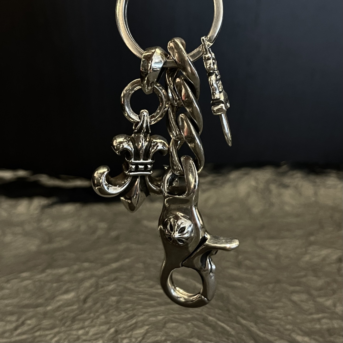 CHROME HEARTS key ring （CHROME HEARTS 176）