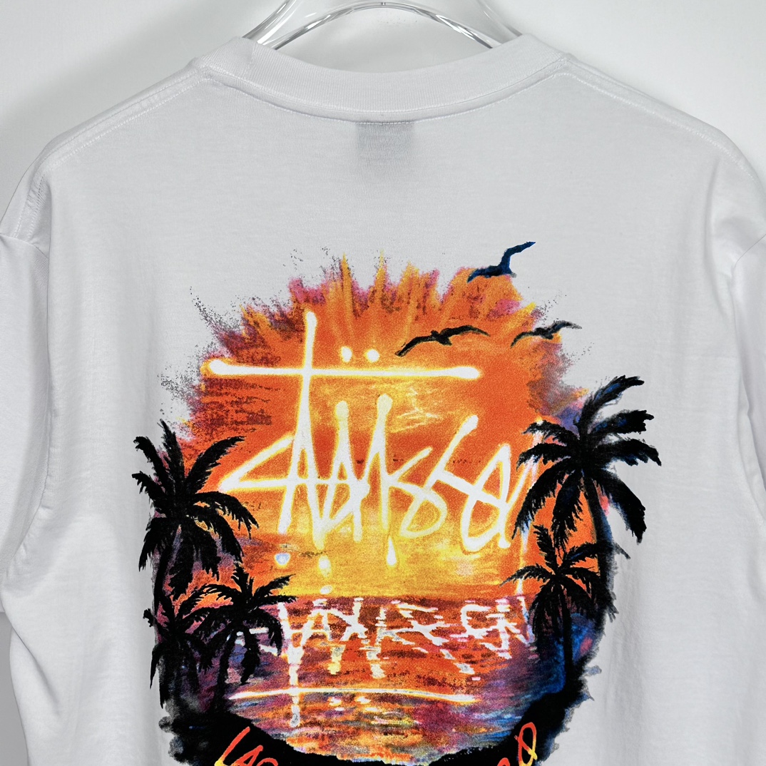 Stussy Sunset Tee "white"（1905062-1）
