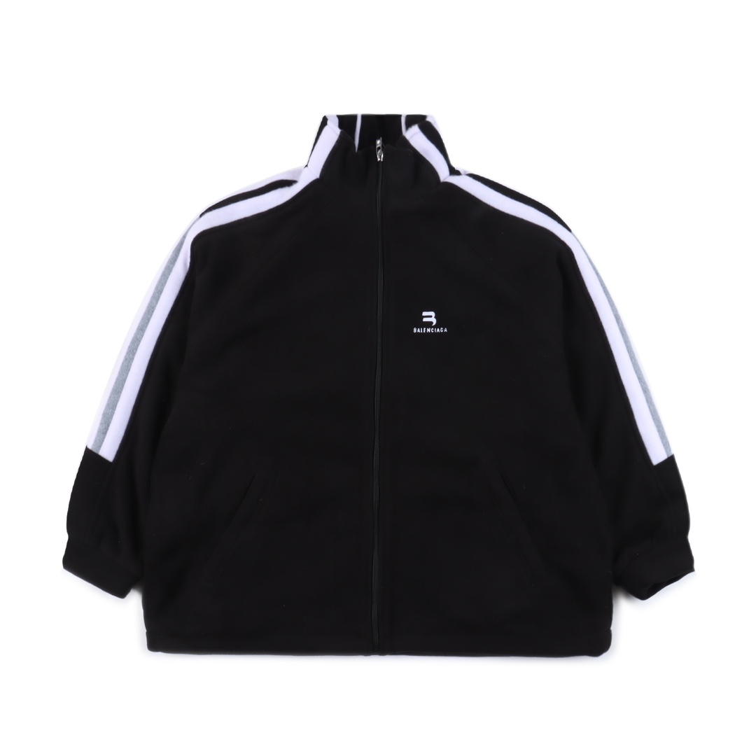 Balenciaga FW22 LOGO polar fleece sports jacket Balenciaga FW22 LOGO polar fleece sports jacket