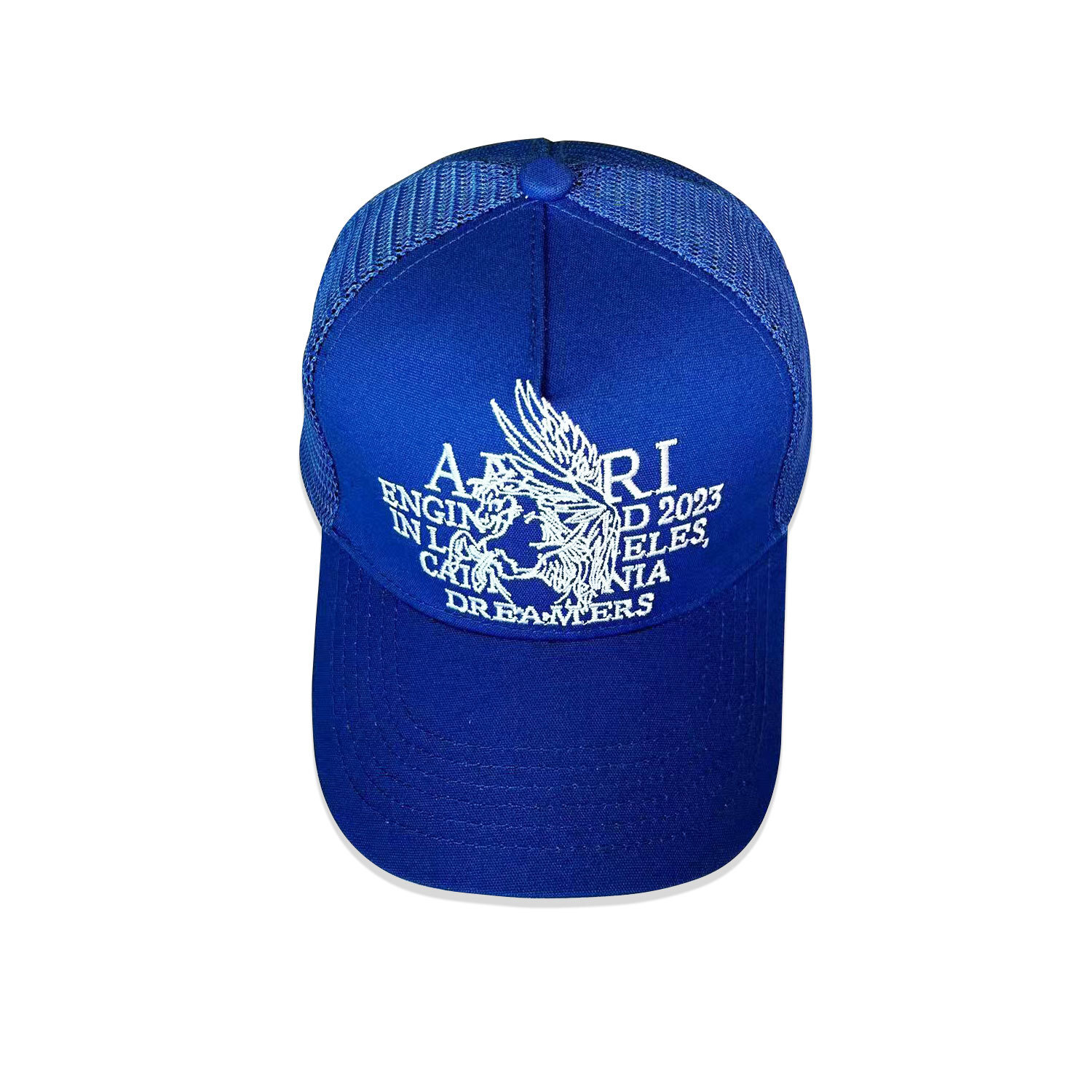 AMIRI logo-print trucker hat（SS23MAH006001）