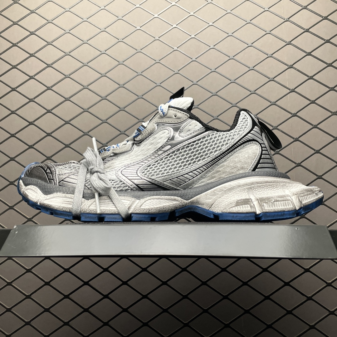 BALENCIAGA 3XL Sneaker "Grey/Silver/White/Blue"（734734W3XL51214）