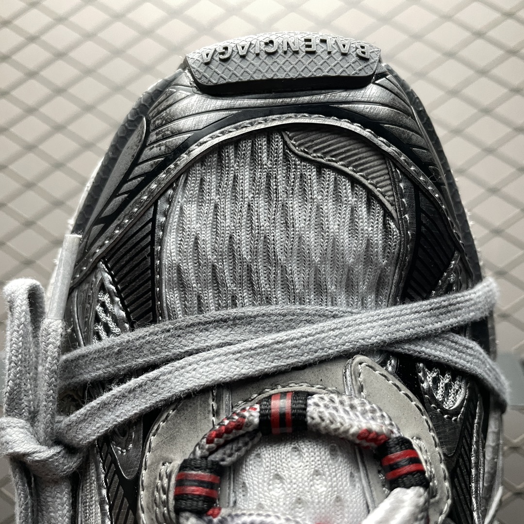 BALENCIAGA 3XL Sneaker "Grey/White/Red"（734734W3XL51219）